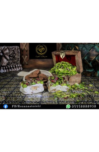 من وسلوى موجه بالفستق الحلبي 